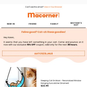 🛒Macorner Decor, the item in your cart = 15% OFF!