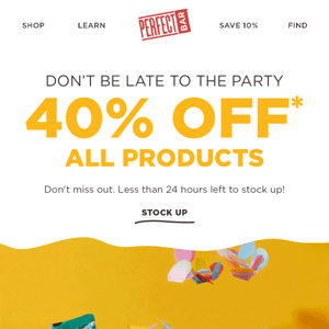 40% OFF Ends Tonight!