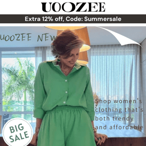 Autumn Elegance, All Yours! Embrace the UOOZEE New