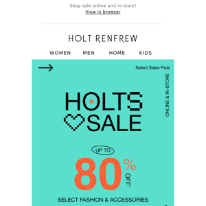 Holts ❤ Sale | Take an Additional 20% Off