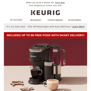 The gift you wanted - $99.99 K-Café® SMART Coffee Maker