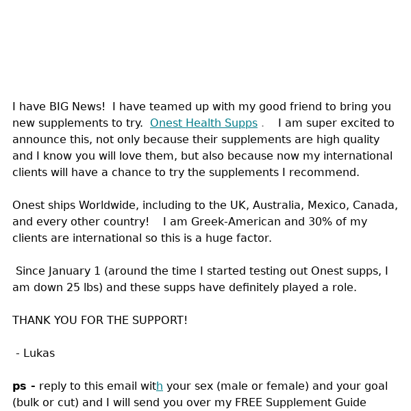 🚨NEW SUPPLEMENTS!  Please Read...