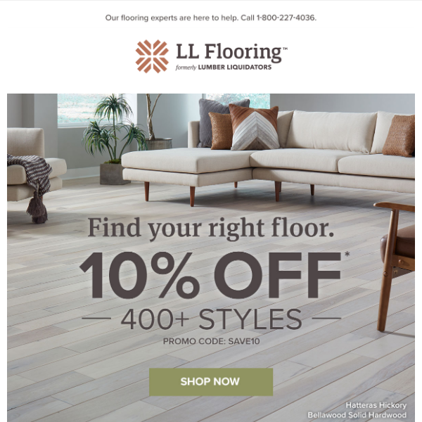 SO MANY FLOORS! 10% off now