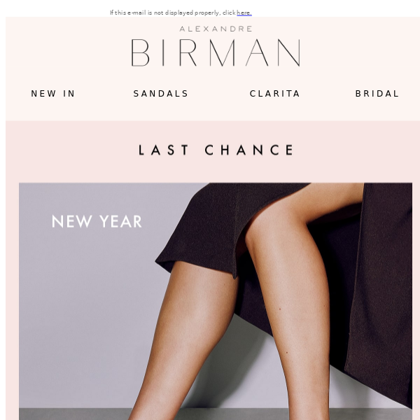 Last Chance: New Year, New Shoes