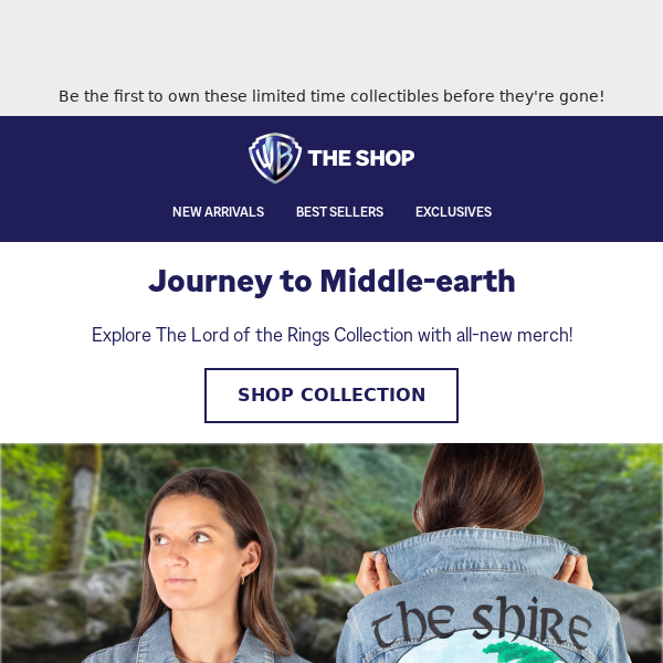 Hurry! Shop Our Limited Time Lord of the Rings Collection!