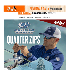 🎣 Mossy Oak Fishing 1/4-Zips 15 Bucks…