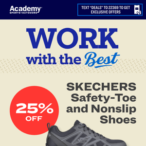 25% Off Skechers Work Protection Shoes