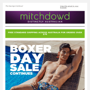 Boxer Day Sale Continues!