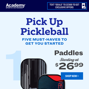 Shop Our Top 5 Picks for Pickleball