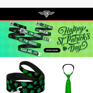 🍀Get Lucky! 15% off at Buckle-Down🍀