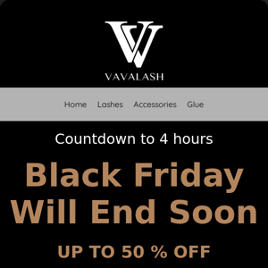 Countdown to 4 hours！Up To 50% Off