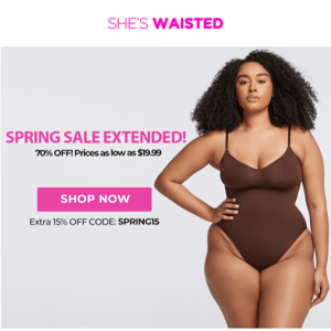 SPRING SALE Extended!! 70% off