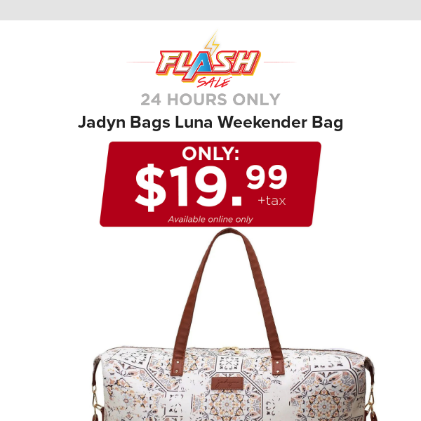 🔥  24 HOURS ONLY | JADYN DUFFEL BAG | FLASH SALE