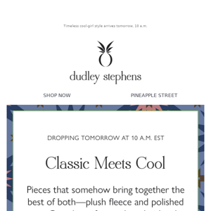 Drop Preview: Classic Meets Cool