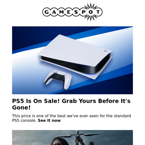 PS5 Is On Sale! Grab Yours Before It's Gone!