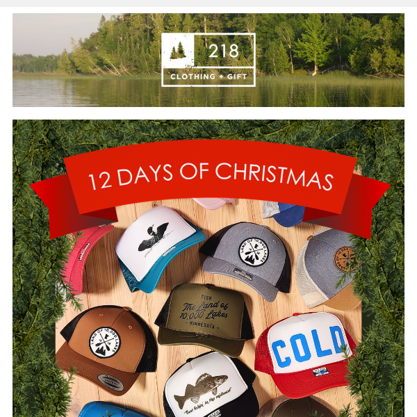 Welcome to 12 Days of Deals! 🧢