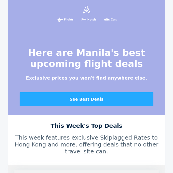  ✈️ Exclusive Manila Flight Deals from $36