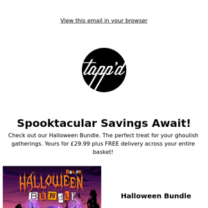 Spooky Savings: Tapp'd Cocktails Halloween Bundle 🎃