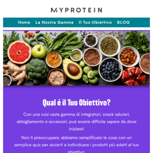 ⭐Raggiungi i tuoi obiettivi con Myprotein