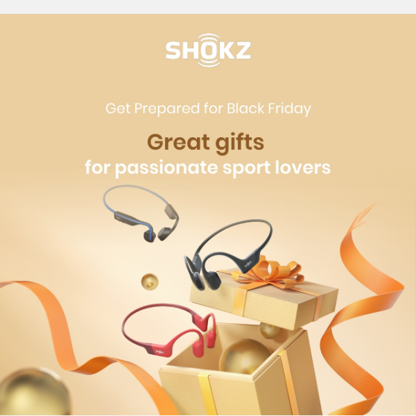 🛑Ready for Black Friday? Here is a Shokz Gift Guide for You!