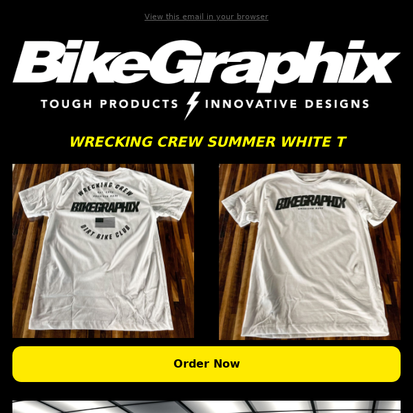 💥NEW Wrecking Crew White Tshirt - Plus 22% Off Sitewide💥