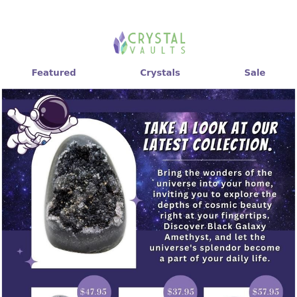 Reach for the Stars: Black Galaxy Amethyst is Here! 🌟