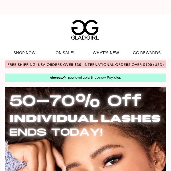 LAST CHANCE! 50-70% OFF Individual Lashes