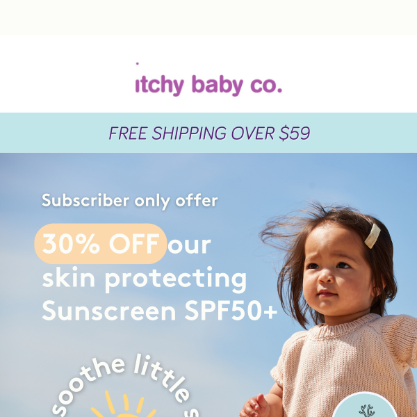 Last Chance: 30% OFF Sunscreen ☀️