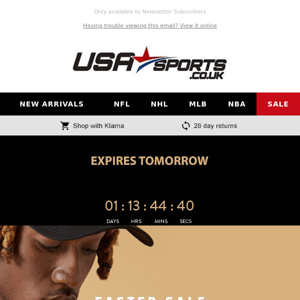 USA Sports Co UK Your 25% OFF code Expires Tomorrow