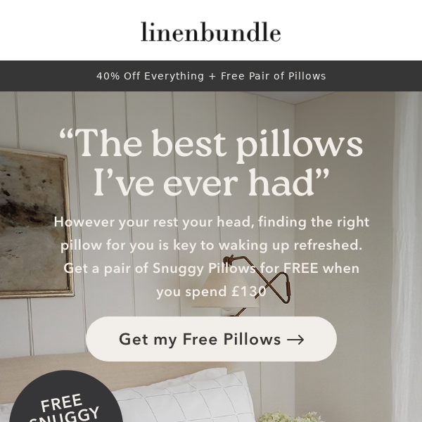 You really love our Free Pillows ❤️