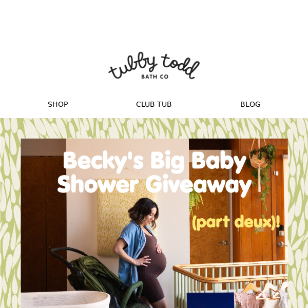 A BIG baby shower giveaway