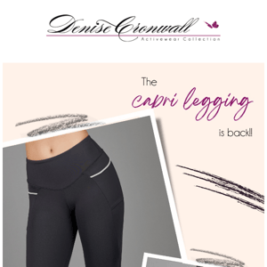 Capri- & Crop-length TENNIS Leggings are here!