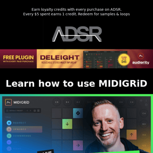30 Day Free Trial of MIDIGRiD - Melodic Inspiration Engine + 75 Presets