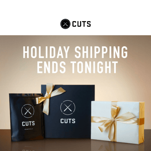 Holiday Shipping Ends Tonight! 🎁