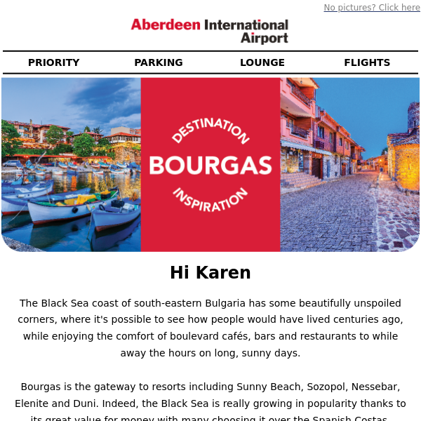 Fly to Bourgas with Balkan Holidays: your ticket to coastal bliss awaits Aberdeen Airport 🛫☀️
