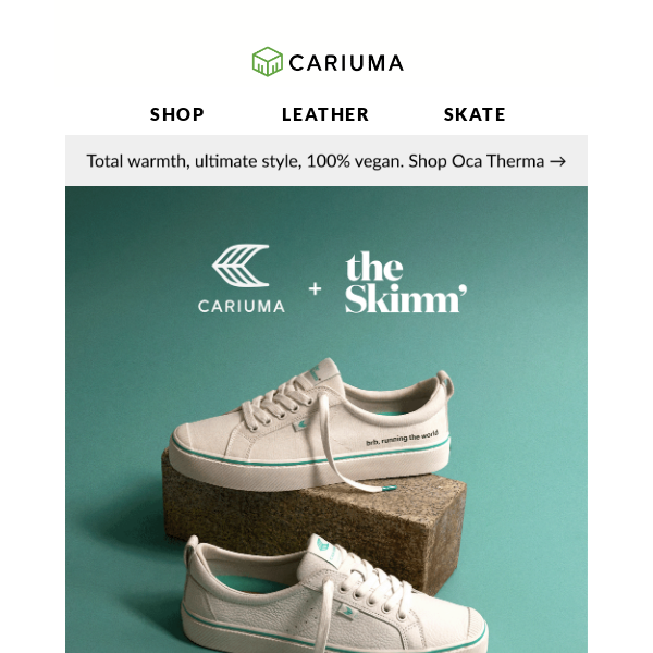 NEW: Cariuma + theSkimm