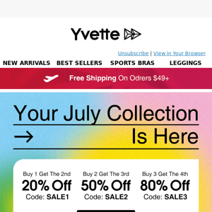 Your Guide to July Collection!