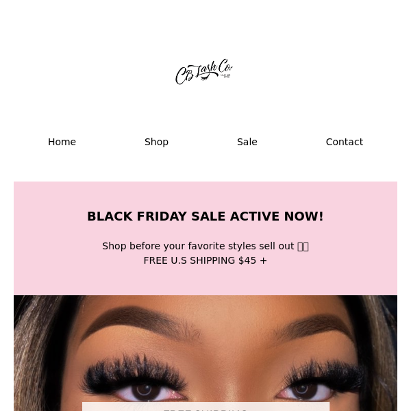 Shop Black Friday Early! $6.99-$7.99 lashes 🎉