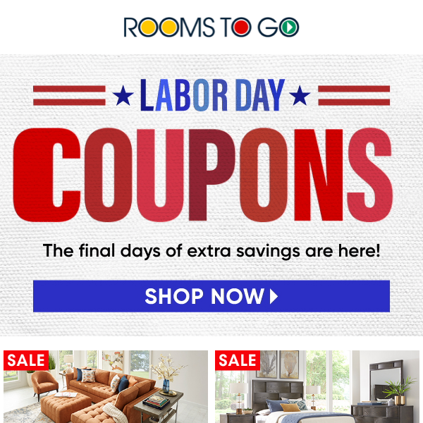 Limited Time Offer: Labor Day Coupons Expire Monday!