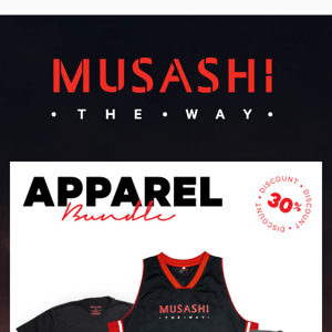 New Musashi Merch Bundles!