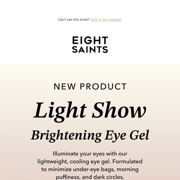 ✨NEW✨ Light Show Brightening Eye Gel