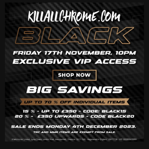 Your early access to Black Friday is here! - KillAllChrome