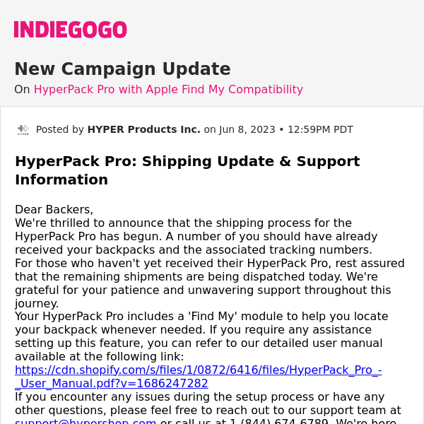 📢 Update #14 from HyperPack Pro with Apple Find My Compatibility