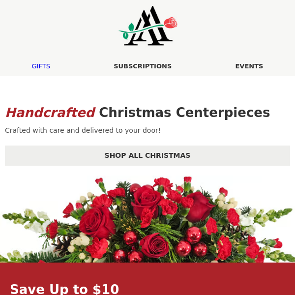 Set the Scene With a Centerpiece 🎄💐 Order Now & Save