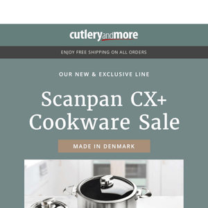 Scanpan CX+ Cookware Sale – Up to 40% off!