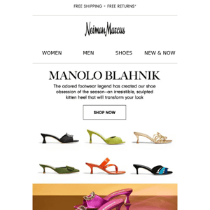 New from Manolo Blahnik