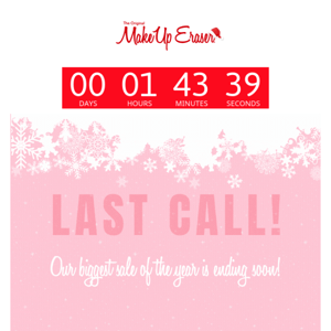 LAST CHANCE, MakeUp Eraser! ⏰