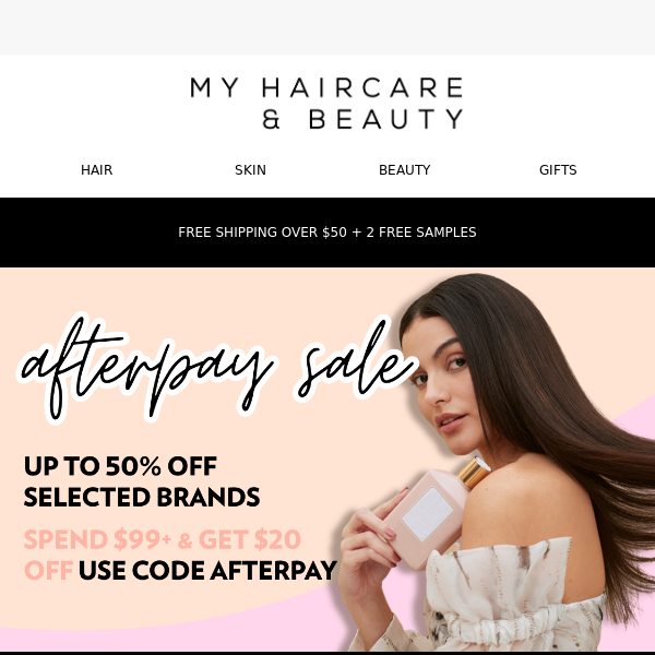 Pay with Afterpay now at TLC - TLC Hairdressing