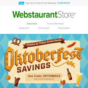 Hurry, limited-time Oktoberfest deals!