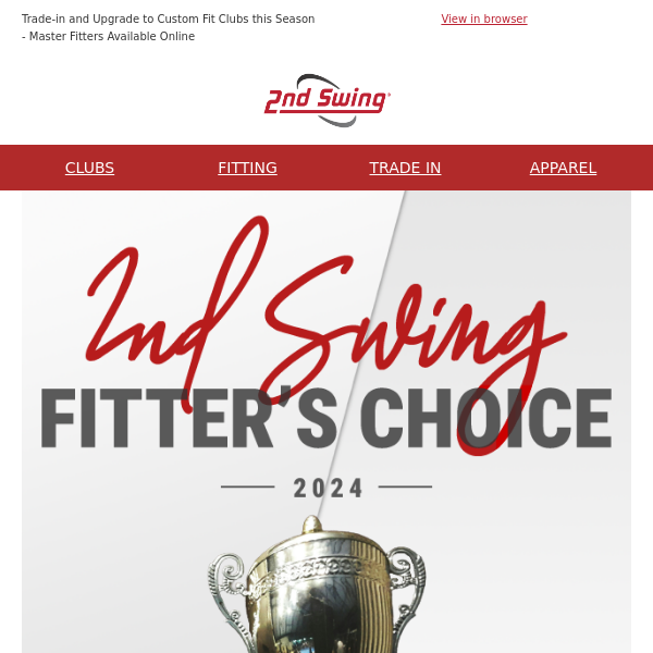 Introducing Our Fitter's Choice Awards for 2024 ⛳ Best Clubs of the Season In Stock + FREE 2-Day Shipping